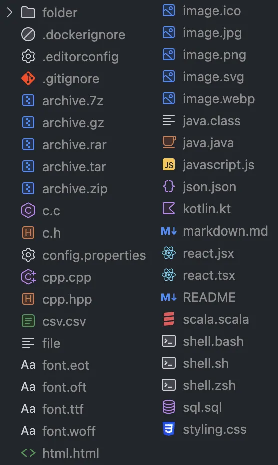 JetBrains Icon Theme For VSCode